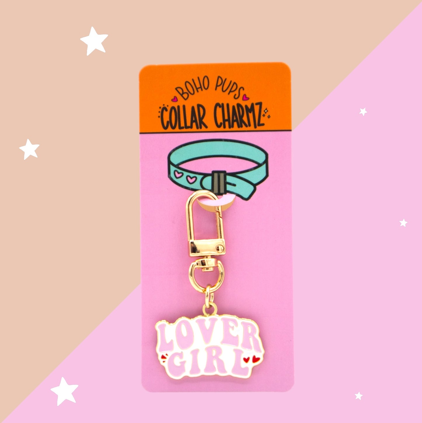 "Lover Girl" Collar Charm