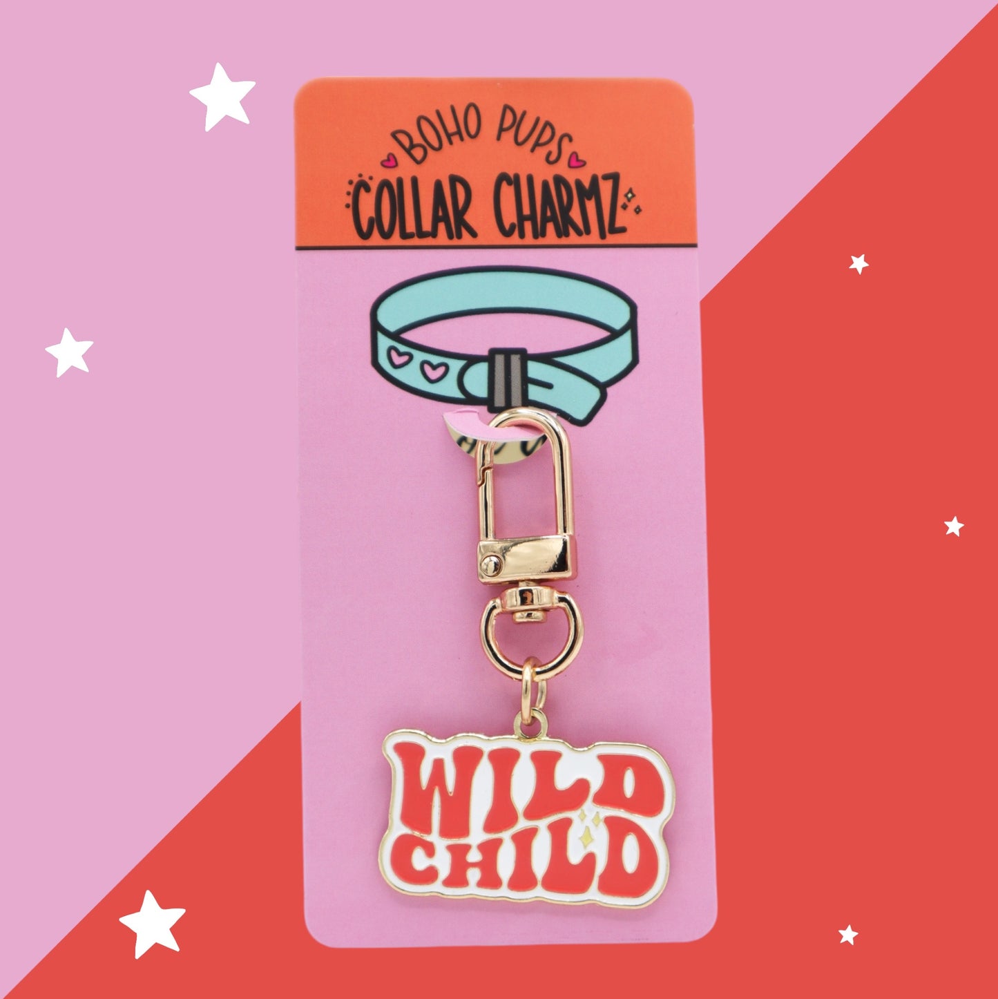 "Wild Child" Collar Charm